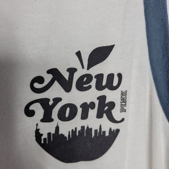 VS PINK I made it New York big apple tank top tee S - Picture 4 of 7